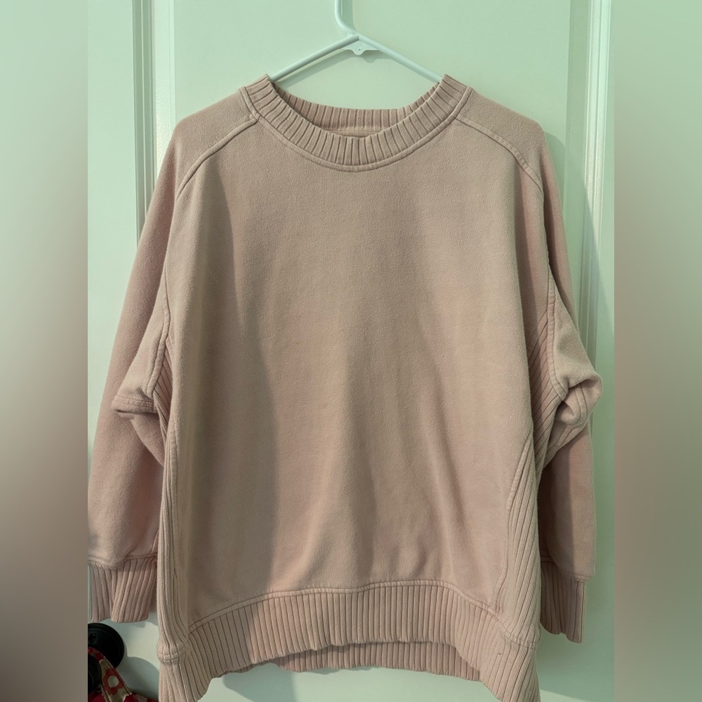 Aerie Soft Pinm Crew Neck Sweater